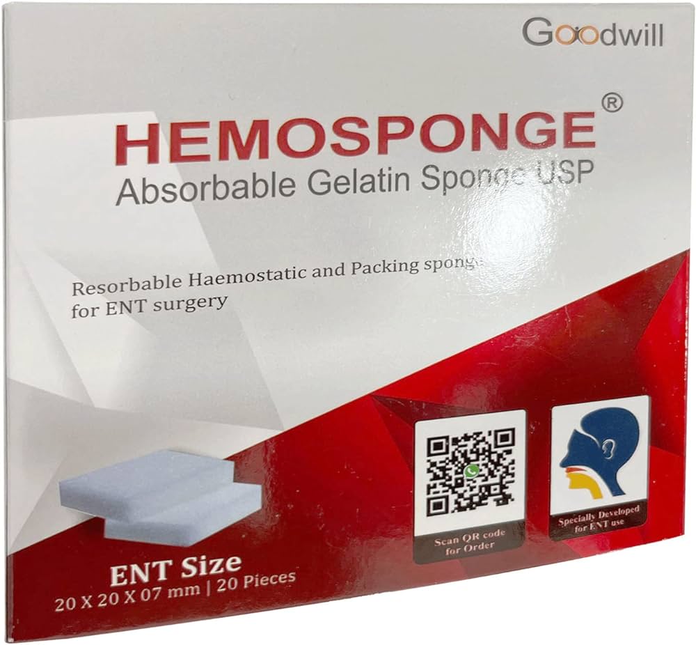 Goodwill Hemosponge ENT SL 20x20x07