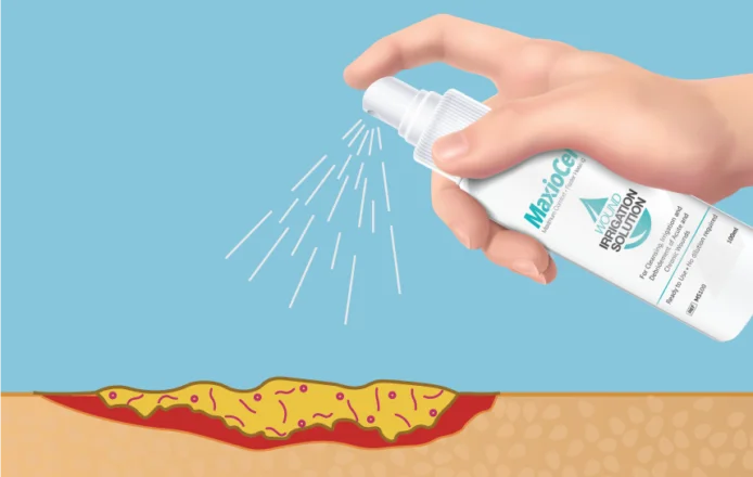 MaxioCel Wound Irrigation spray