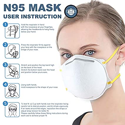 Makrite 9500 N95 respirator (delivery across India)