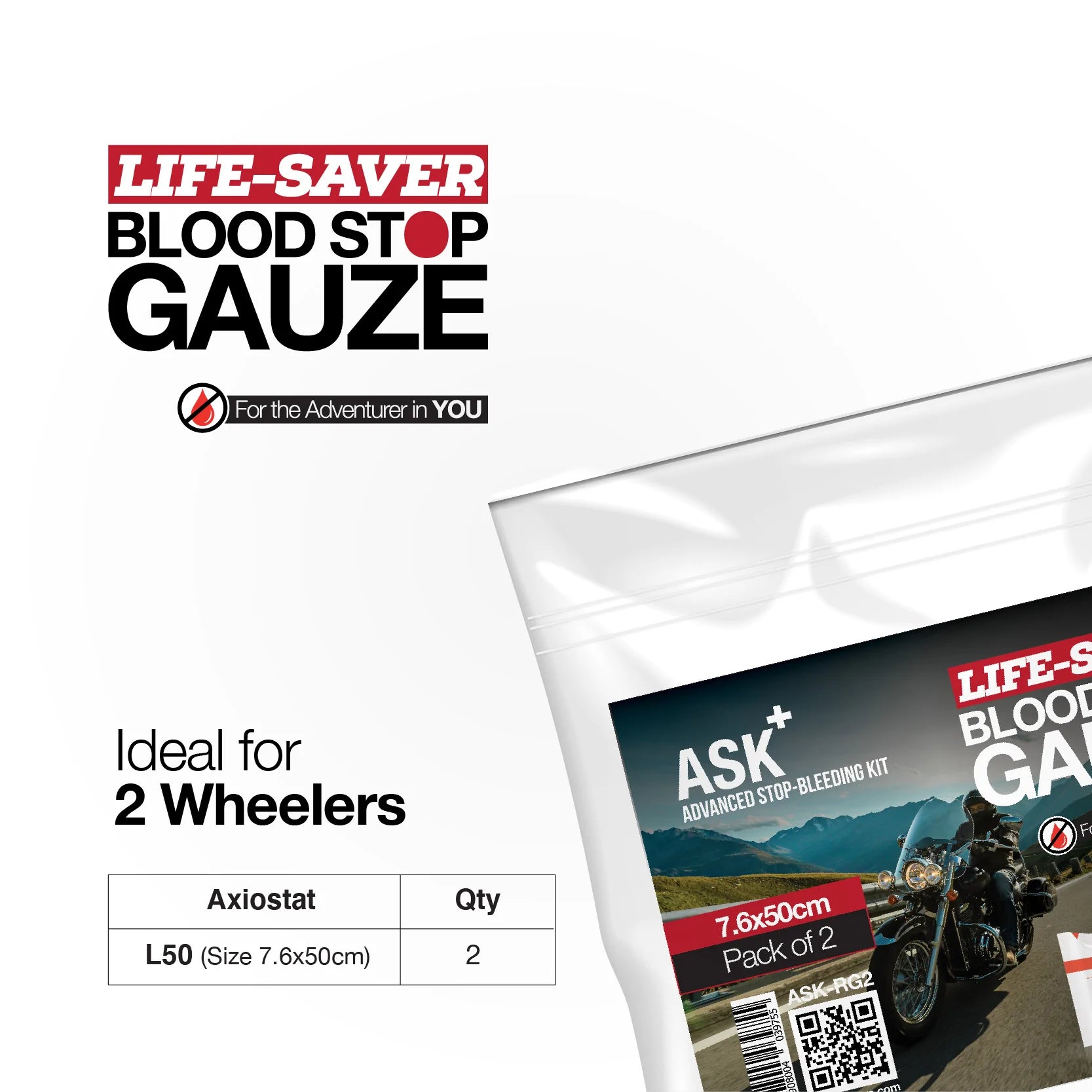 ASK+ Two wheeler kit- Pack of 2