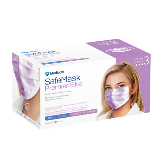 Medicom ASTM 3 Level SafeMask PremierElite Pink 2046