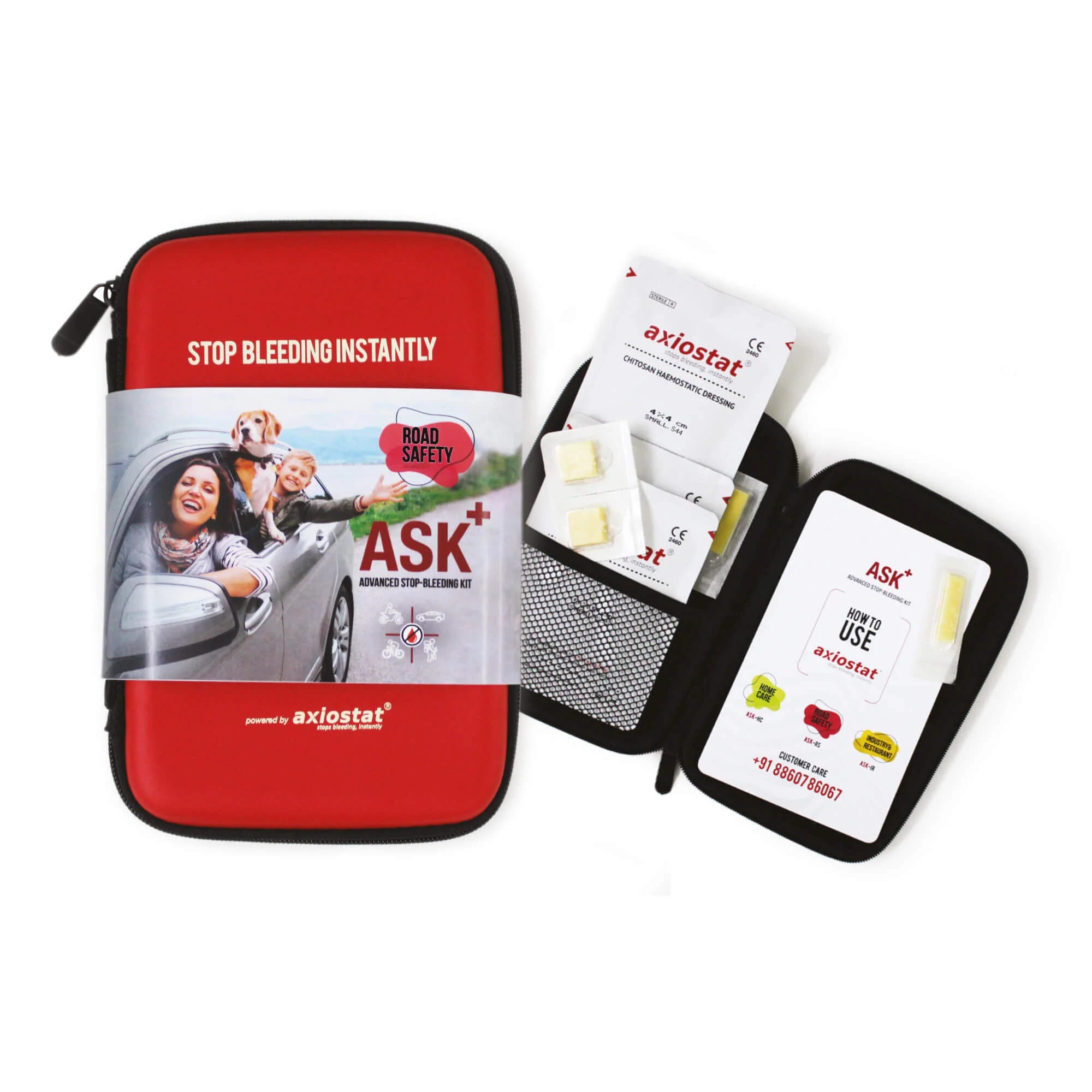 ASK+ Advanced Stop Bleeding Road Safety Kit